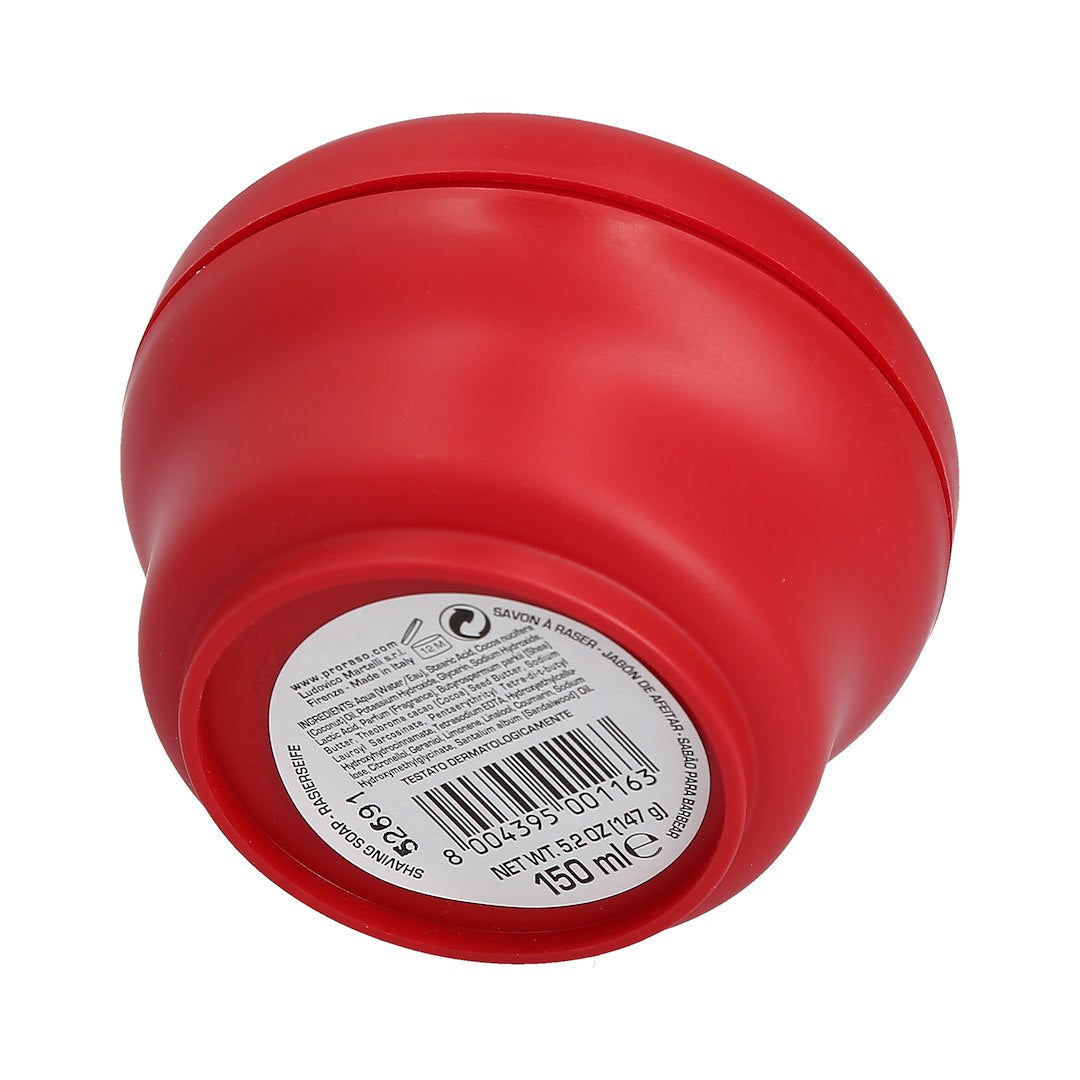 PRORASO RED LINE SHAVING SOAP IN A JAR 150ML